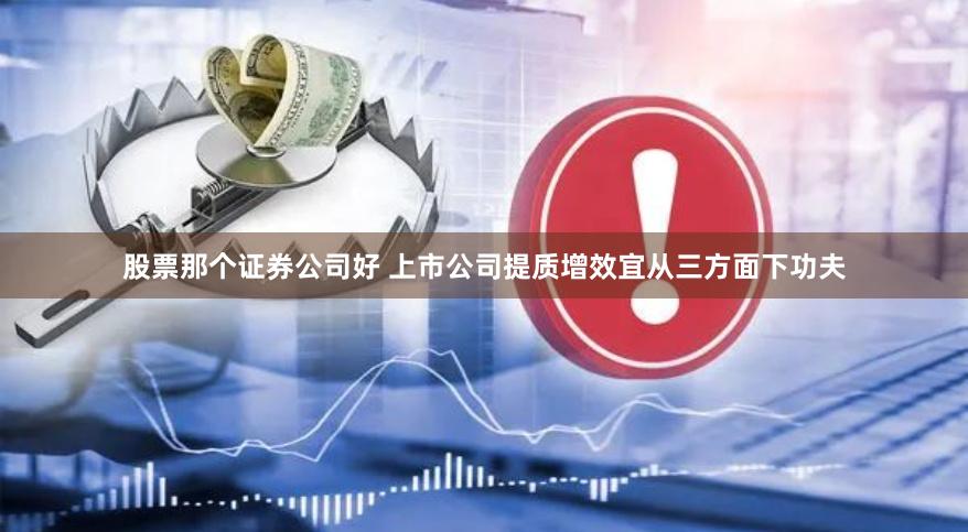 股票那个证券公司好 上市公司提质增效宜从三方面下功夫