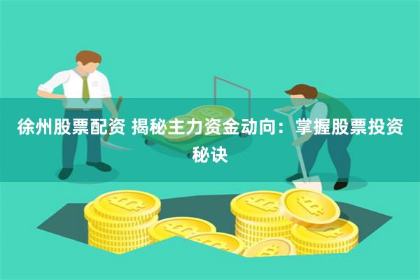 徐州股票配资 揭秘主力资金动向：掌握股票投资秘诀